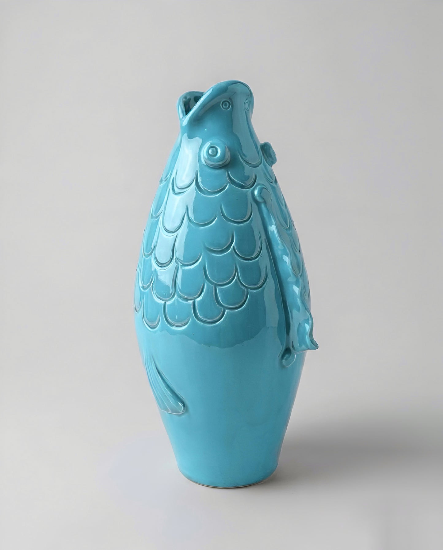 Vaso A Forma Di Pesce - Monocolore