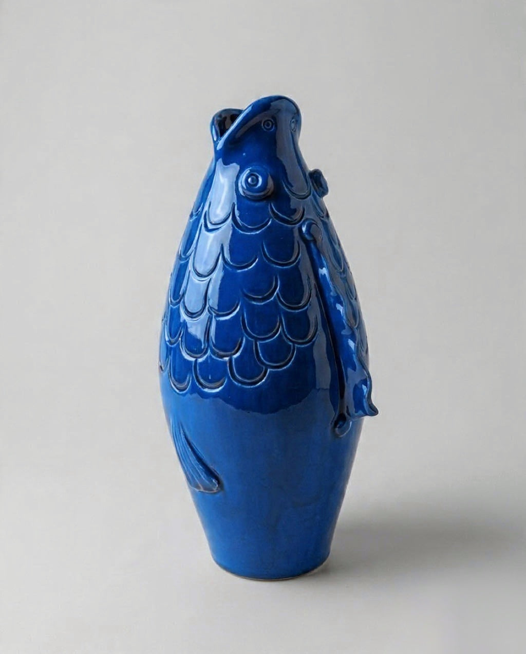 Vaso A Forma Di Pesce - Monocolore