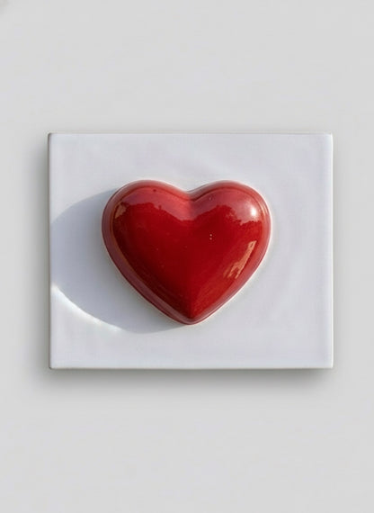 Mattonella con Cuore/Fico D’India - Decorata