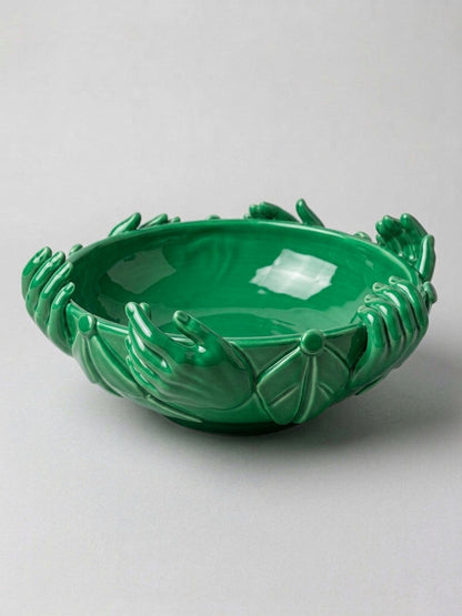 Centrotavola con mani - Diametro 25 cm