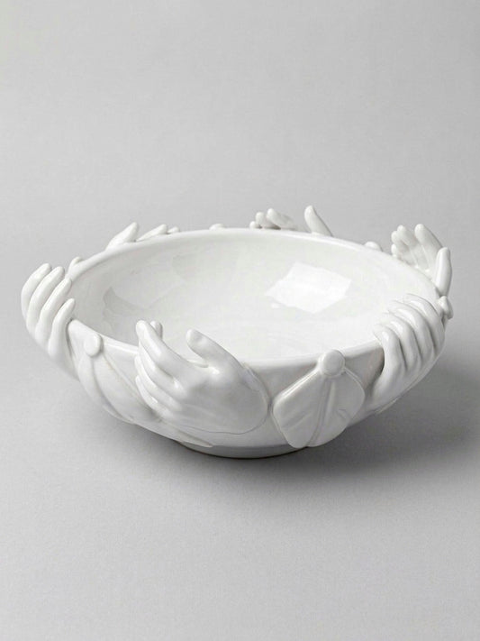 Centrotavola con mani - Diametro 25 cm