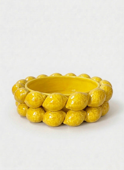 Centrotavola con limoni - Diametro 40 cm
