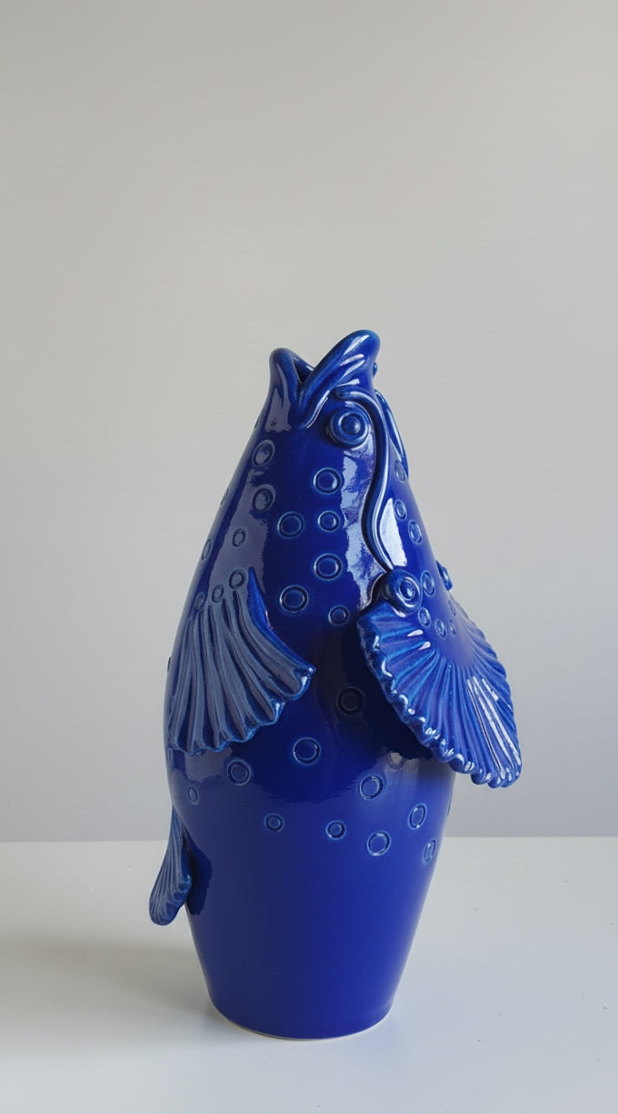 Vaso A Forma Di Pesce - Monocolore