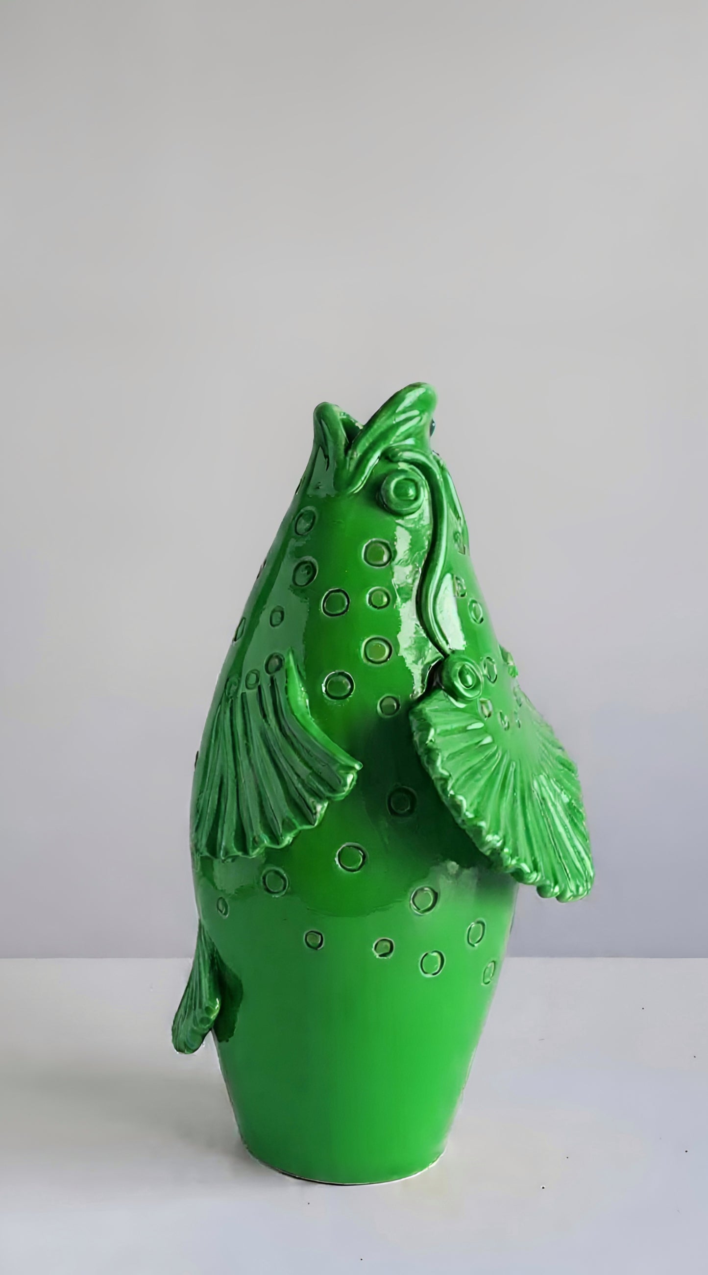 Vaso A Forma Di Pesce - Monocolore