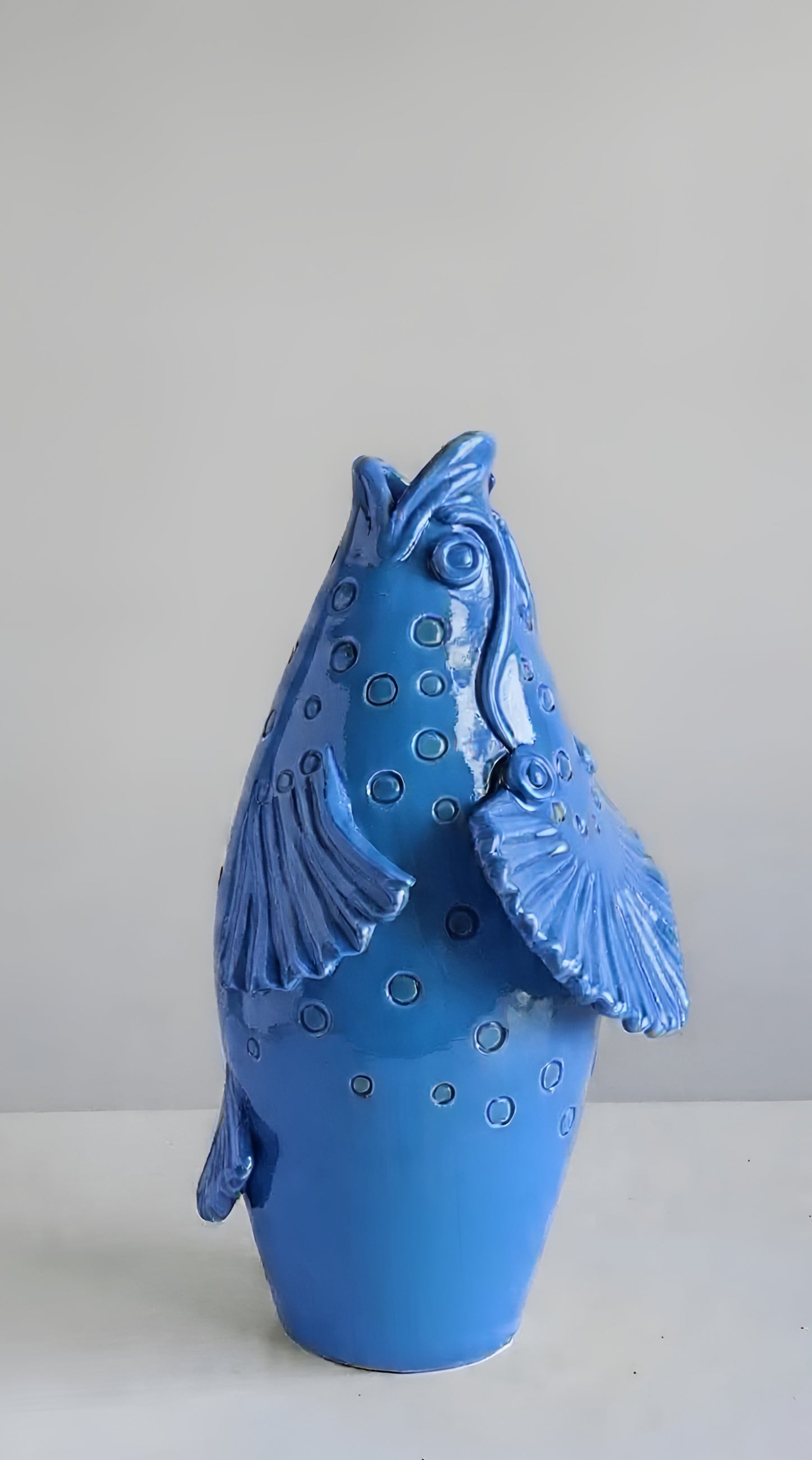 Vaso A Forma Di Pesce - Monocolore