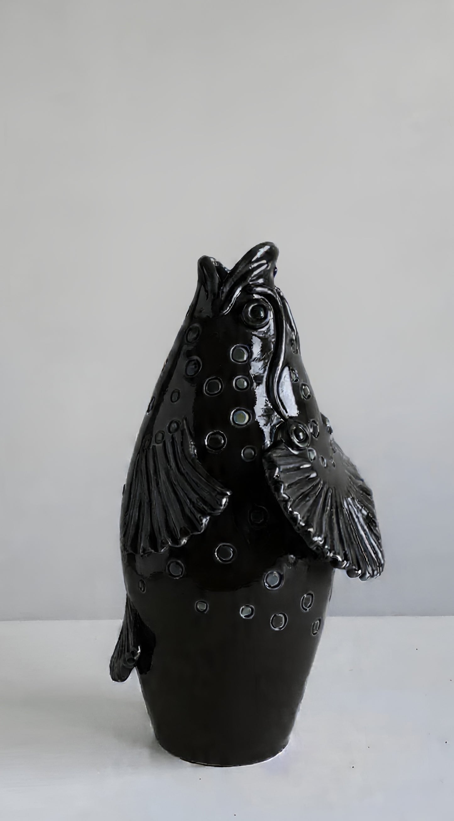 Vaso A Forma Di Pesce - Monocolore