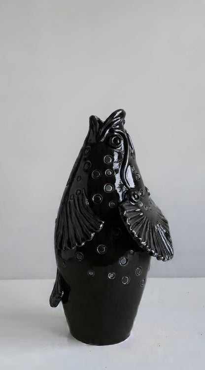 Vaso A Forma Di Pesce - Monocolore