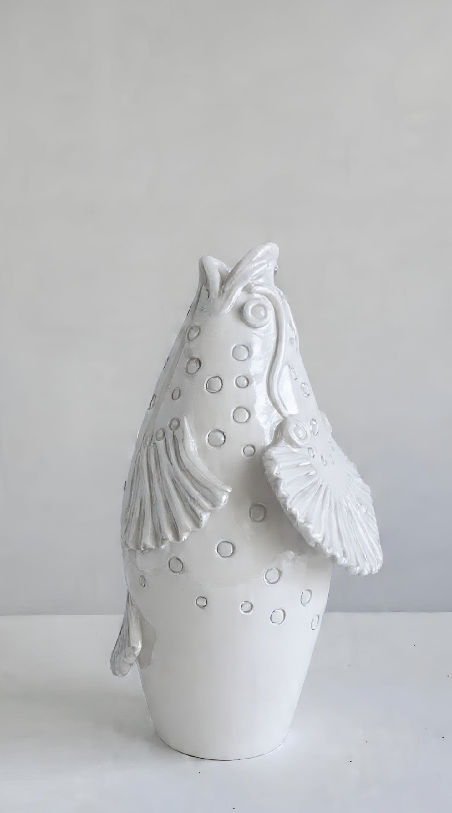 Vaso A Forma Di Pesce - Monocolore
