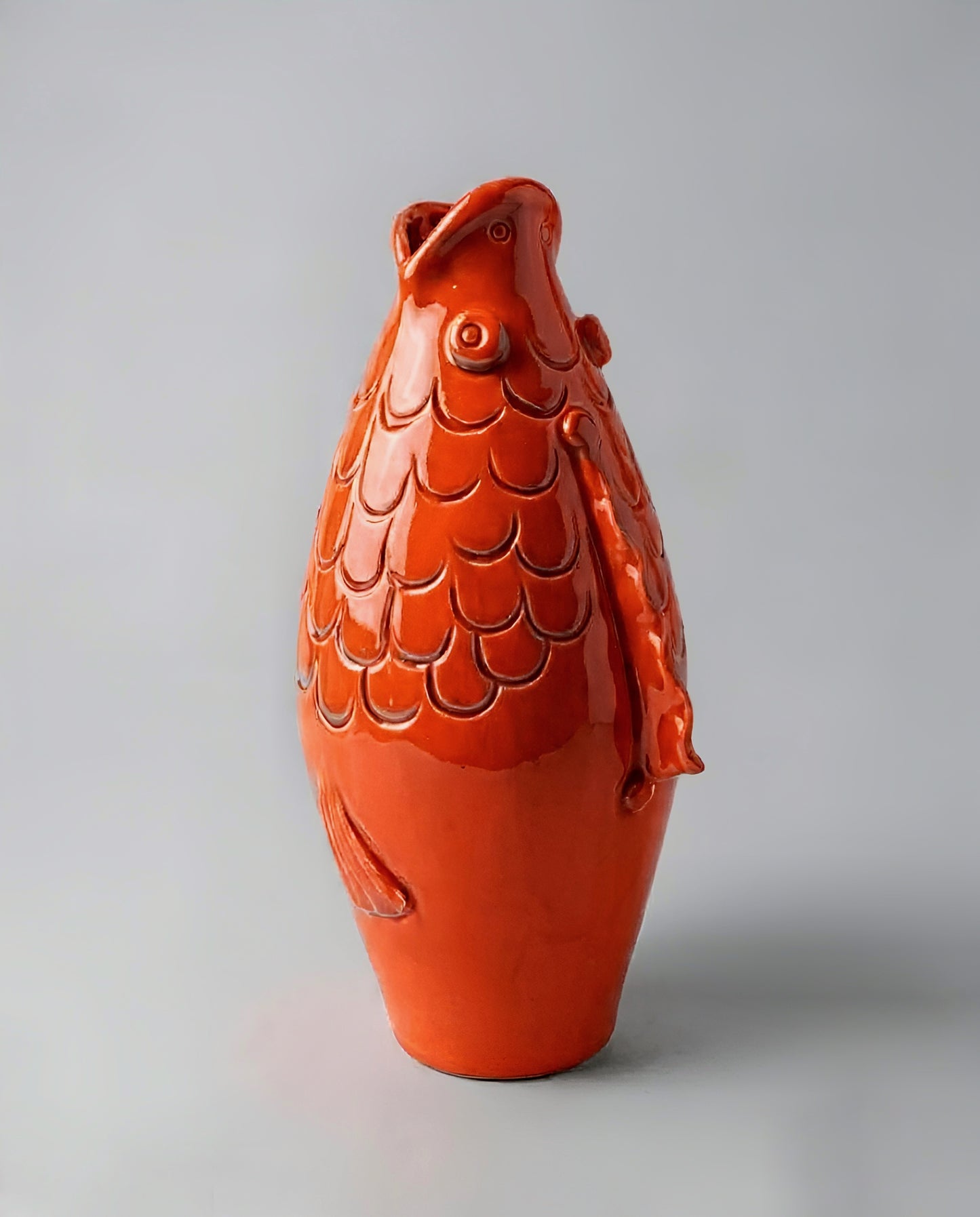 Vaso A Forma Di Pesce - Monocolore