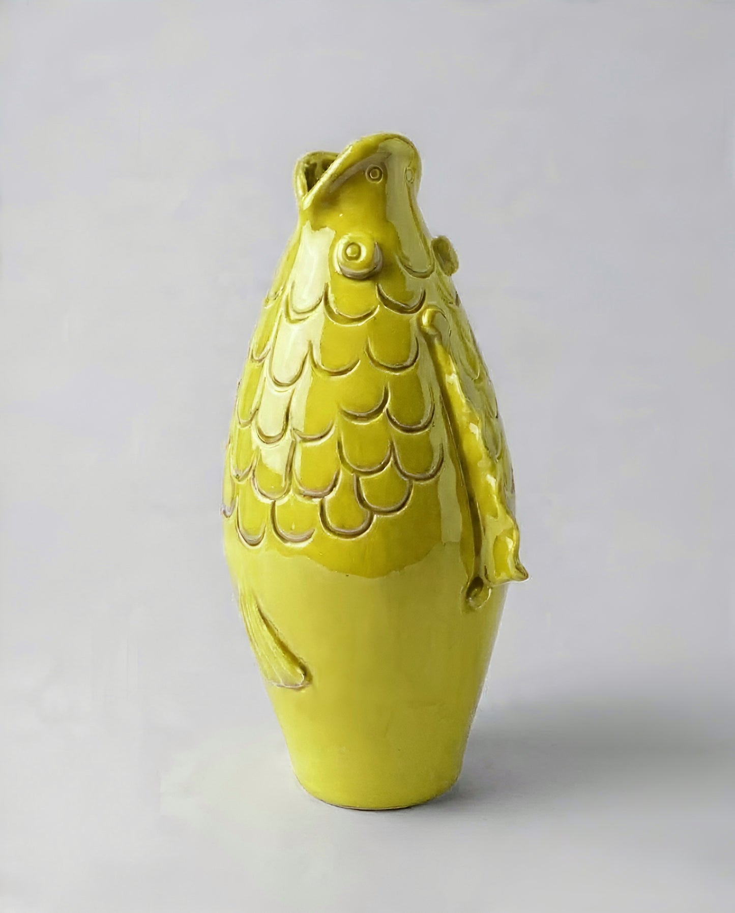 Vaso A Forma Di Pesce - Monocolore
