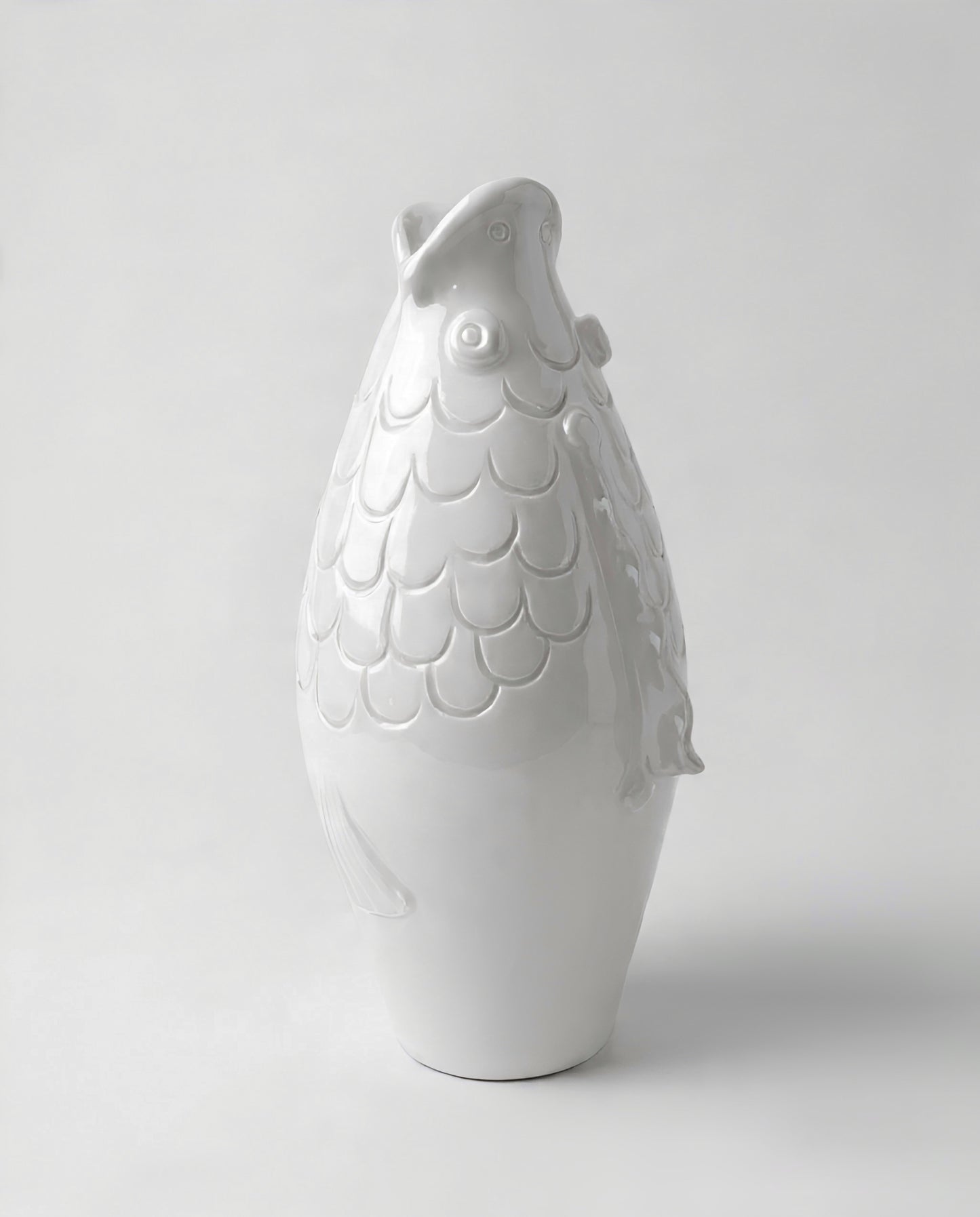 Vaso A Forma Di Pesce - Monocolore