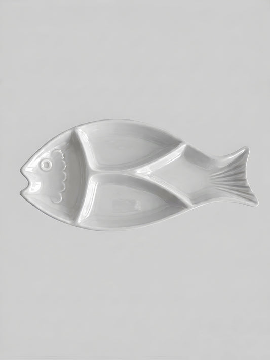 Antipastiera A Forma Di Pesce - Monocolore