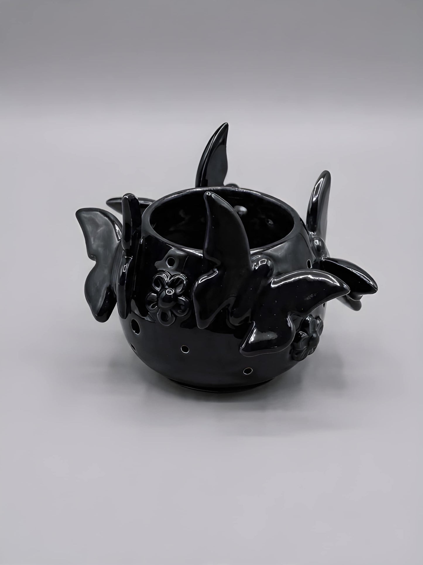 Vaso Con Farfalle - Monocolore