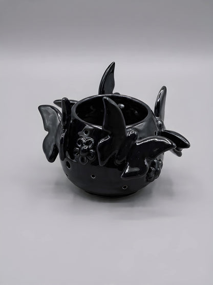 Vaso Con Farfalle - Monocolore