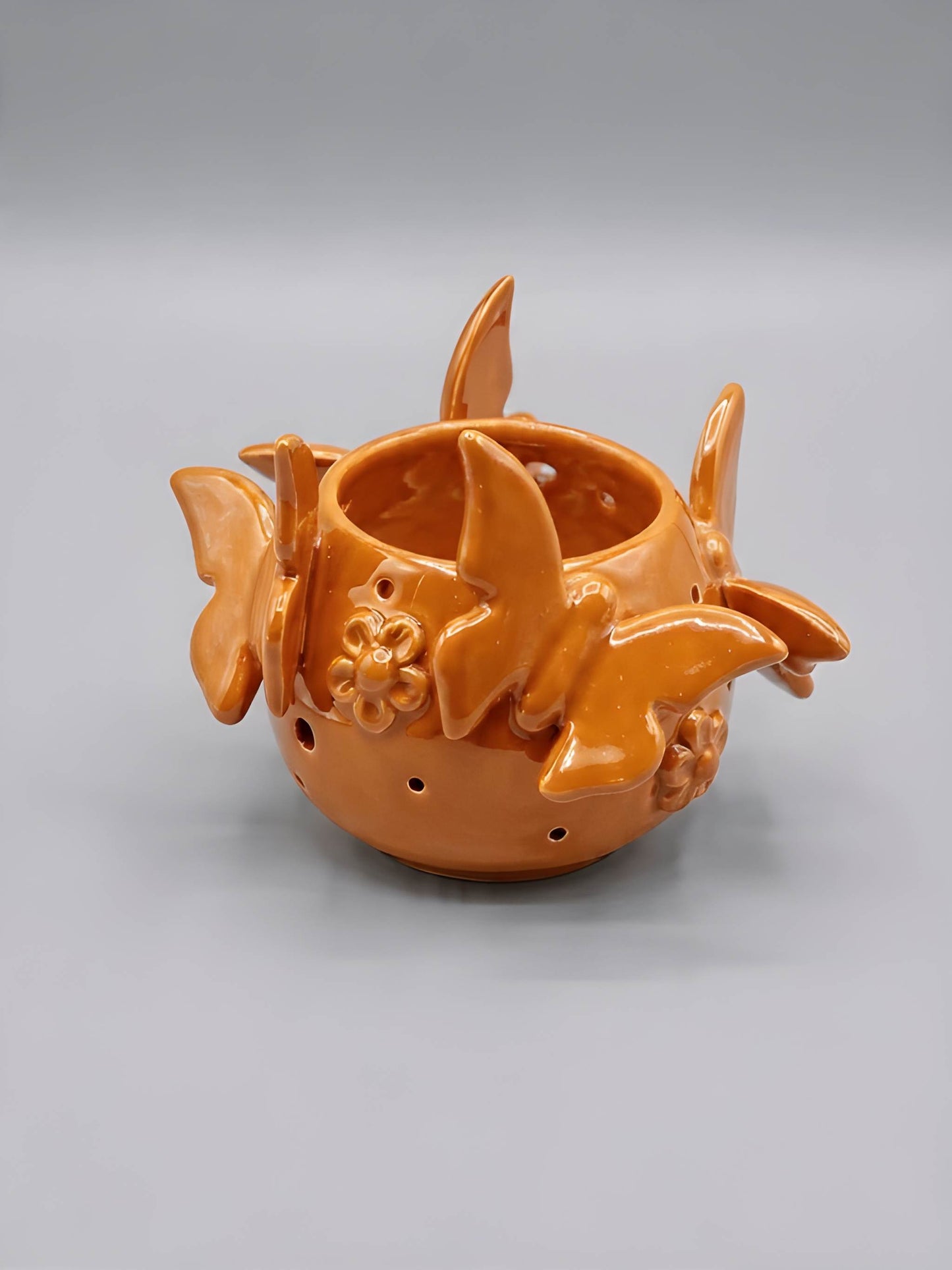 Vaso Con Farfalle - Monocolore