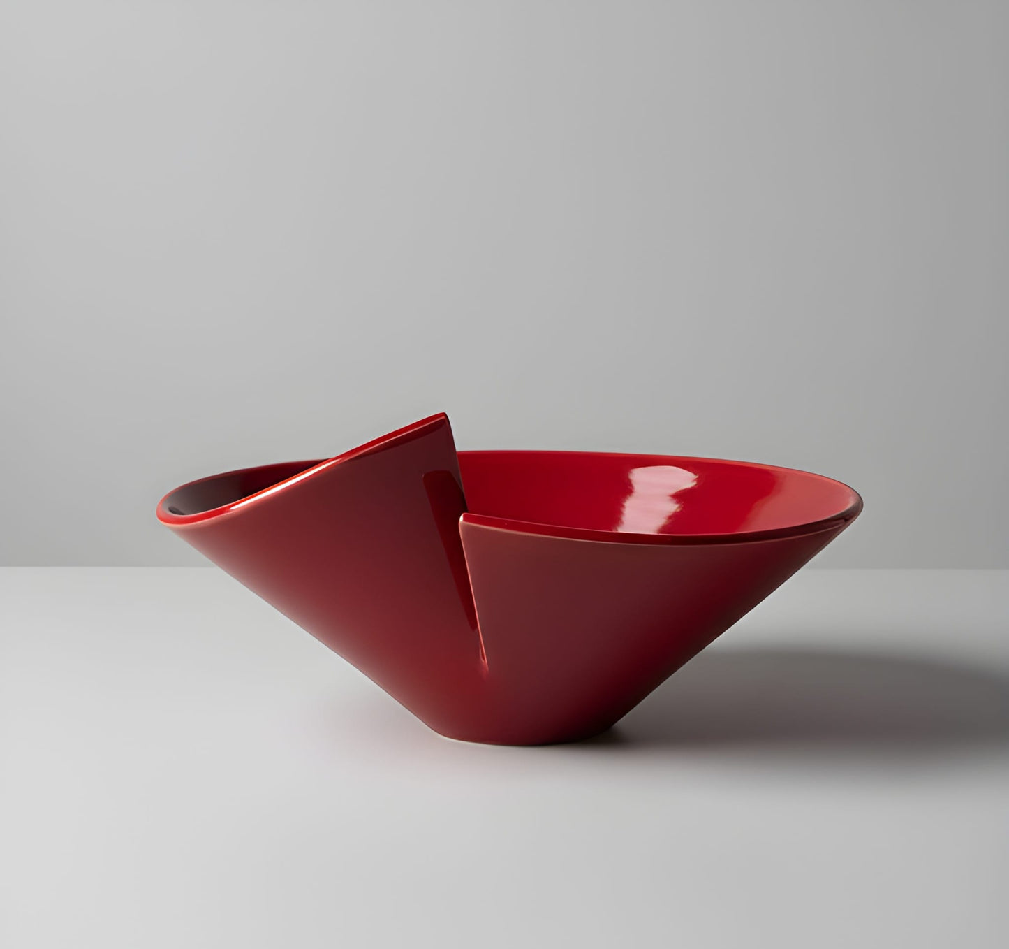 Vaso Design Storto - Monocolore