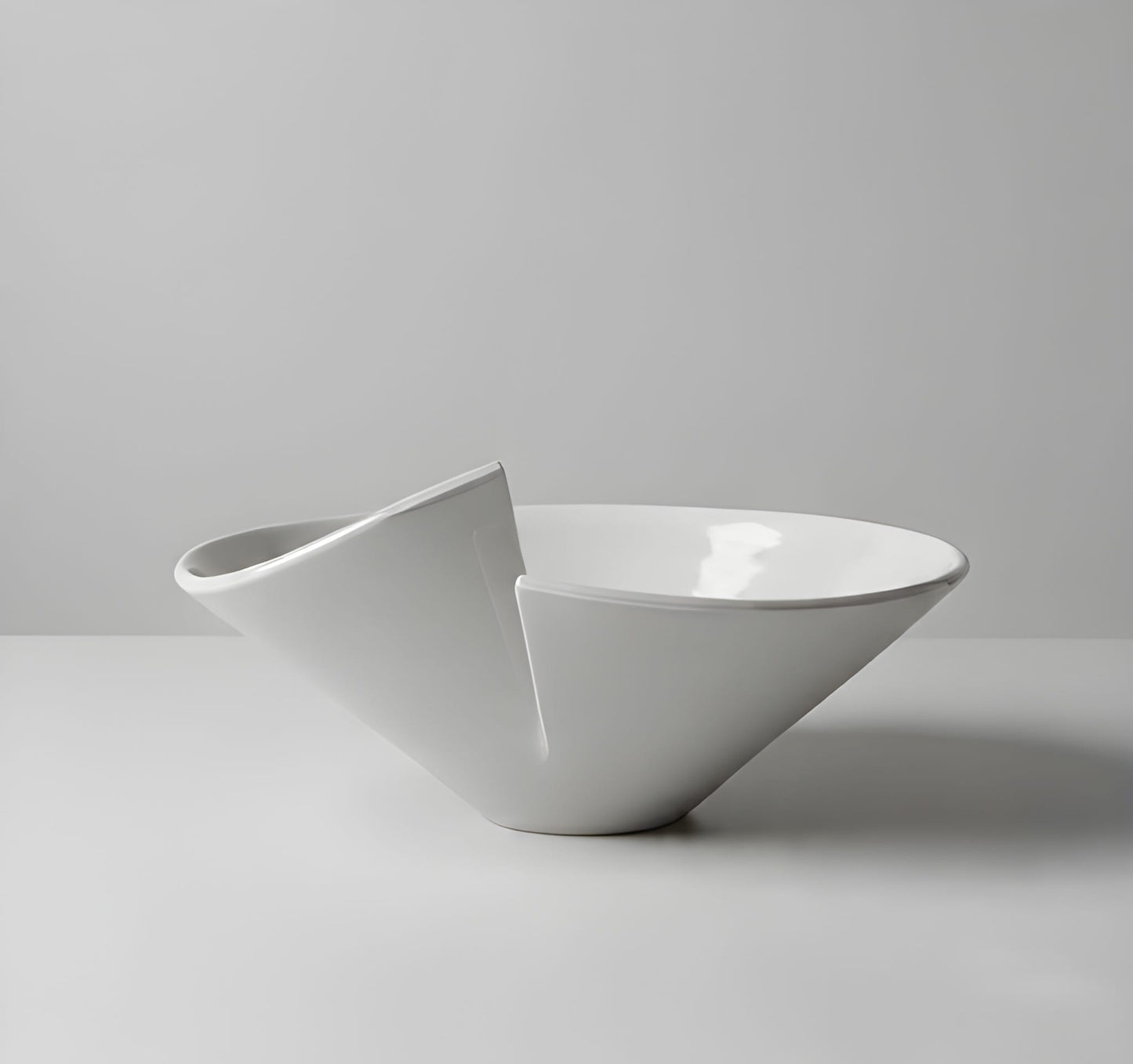 Vaso Design Storto - Monocolore
