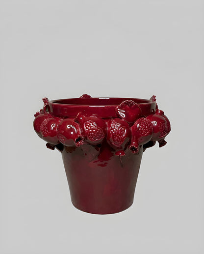 Vaso Con Melograni - Monocolore
