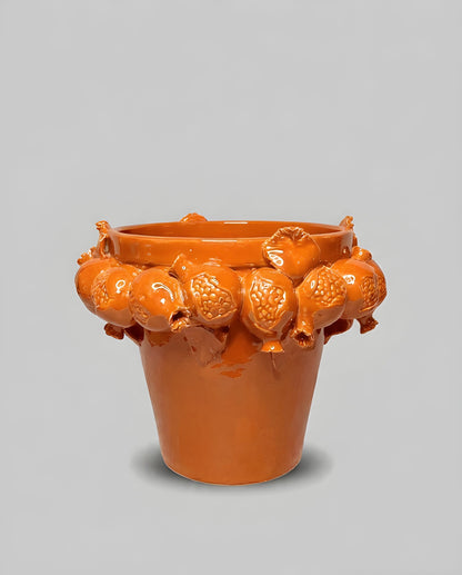 Vaso Con Melograni - Monocolore