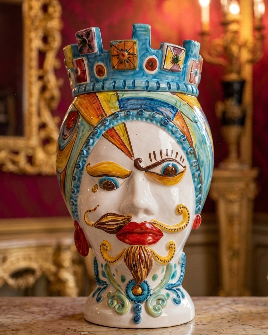 Testa Picasso - Decorata
