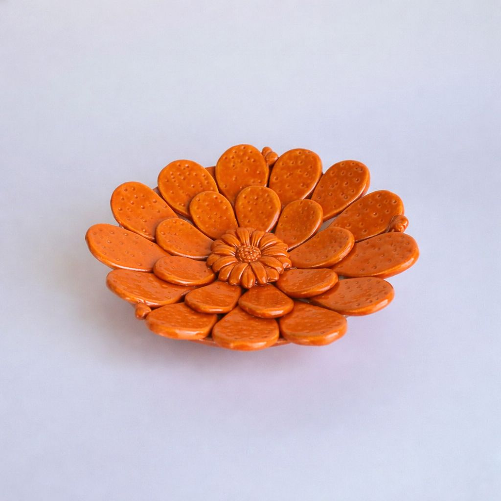 Centrotavola con pale di fico - Diamentro 20 cm